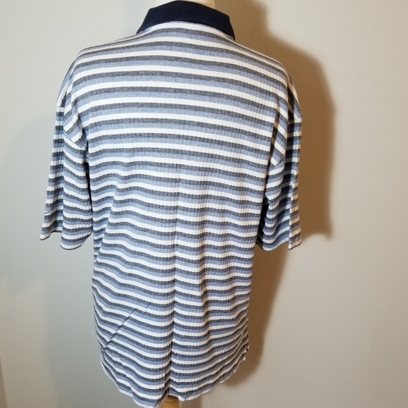 Nike Striped Polo Shirt Size Medium - Picture 3 of 4